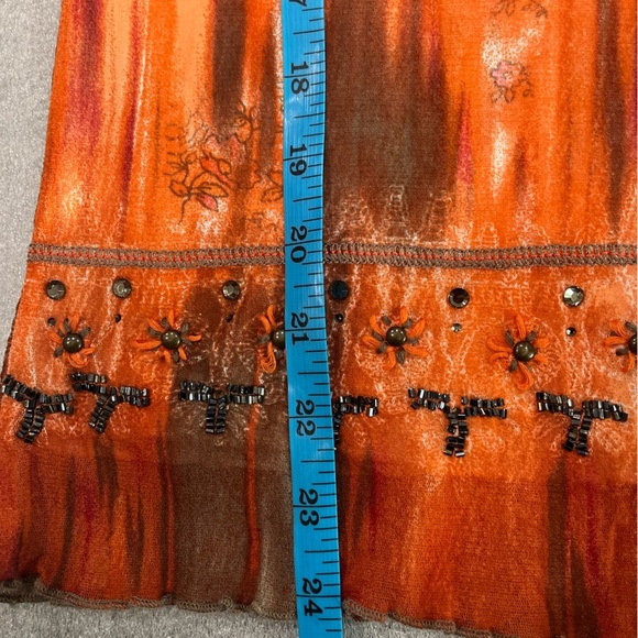 [42/XL]Marc Aurel Embellished Multi Color L/S Wool Blend Blouse - Picture 8 of 9